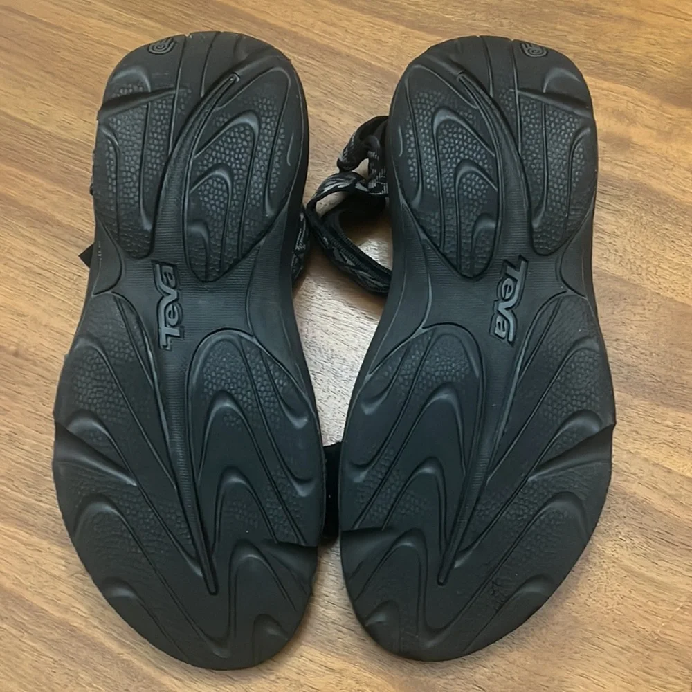 Teva Black and Gray Men's Sport Sandals